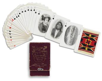 (ADAM CLARK VROMAN) (1856-1916) The American Indian Souvenir Playing Cards.